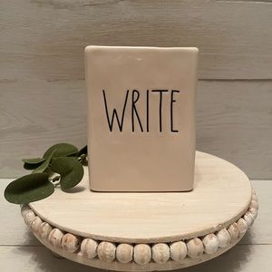 Rae Dunn pen holder WRITE
